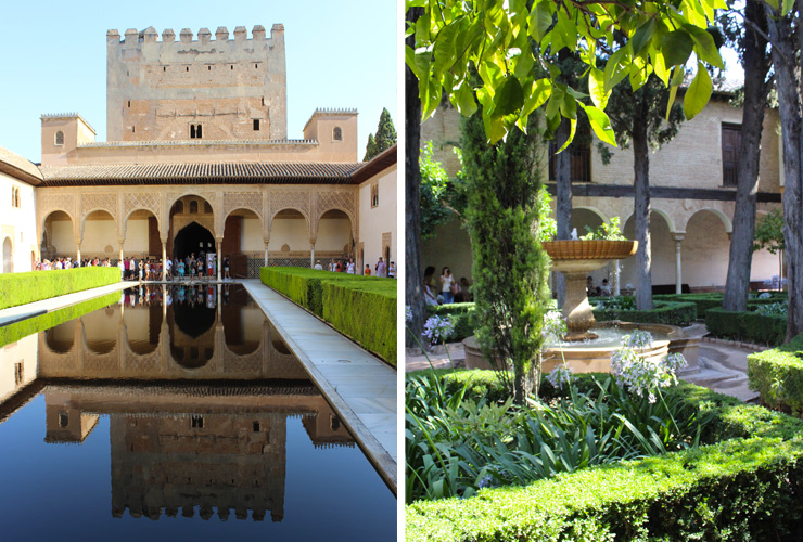 alhambra gardens spain
