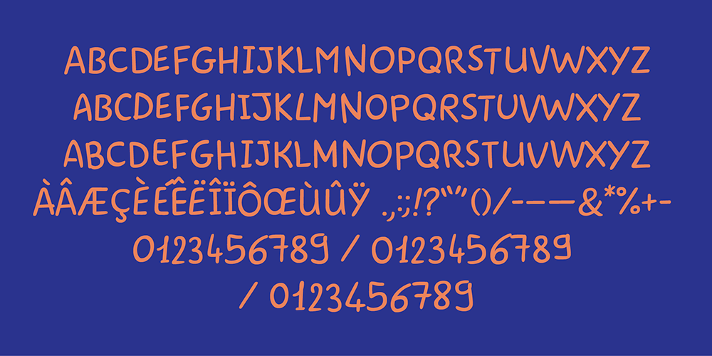 glyphset alphabet letters caps typeface